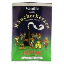 5 Medium Incense Cones in Vanilla Scent ~ Germany